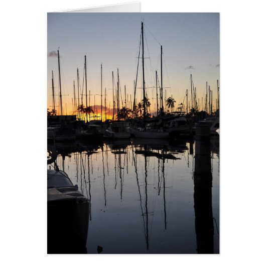 Sunset Masts Cards (Front)