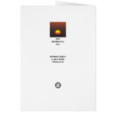 Sunset - Mediterranean Sea Cards (Back)