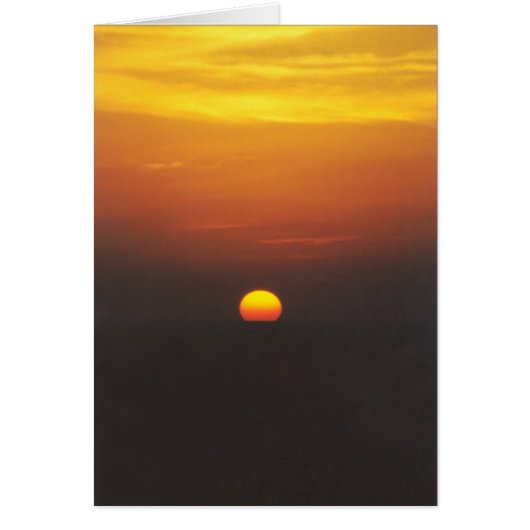 Sunset - Mediterranean Sea Cards (Front)