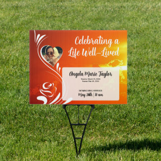 Sunset Memorial Outdoor Sign
