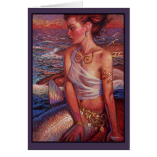 Sunset Mermaid Cards