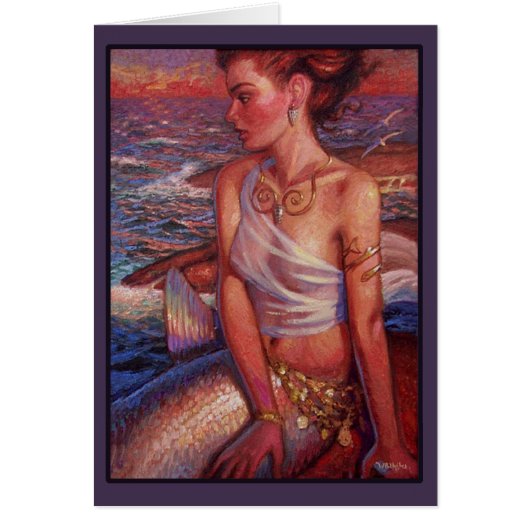 Sunset Mermaid Cards (Front)