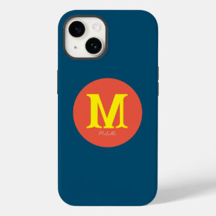 Sunset Minimal Monogram Case-Mate iPhone 14 Case