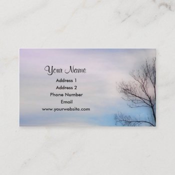 Sunset Mist Business Cards by AJsGraphics at Zazzle