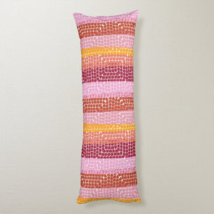 Sunset Mosaic Body Pillow