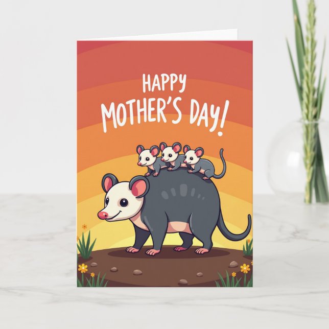 Sunset Motherhood Card (Front)