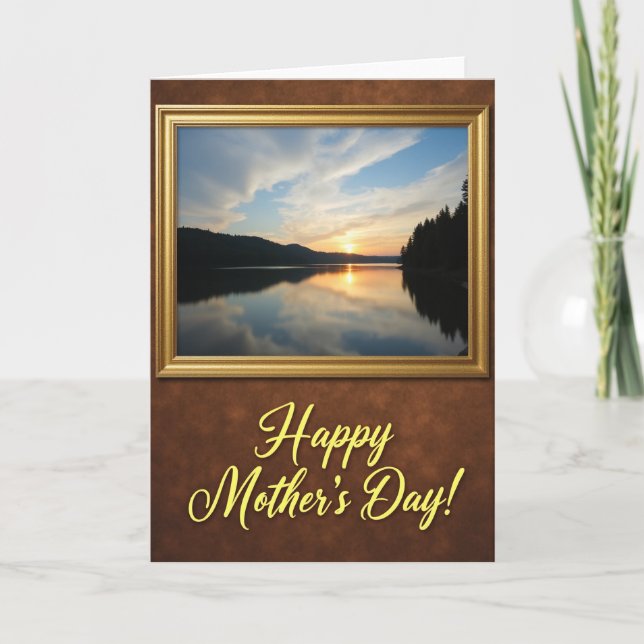 Sunset Mothers Day Card (Front)