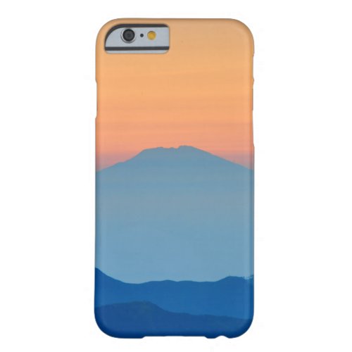 Sunset Mountains Abstract Landscape Barely There iPhone 6 Case