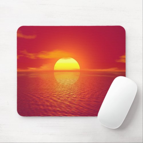 sunset mouse pad