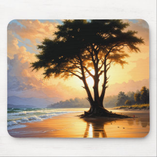 sunset mouse pad