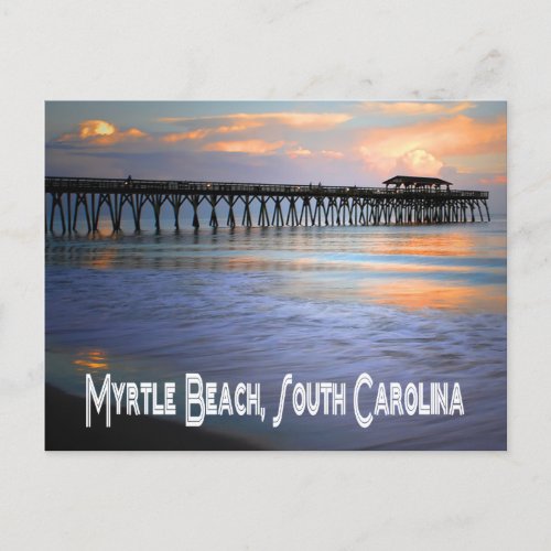 Sunset Myrtle Beach South Carolina Postcard USA Postcard