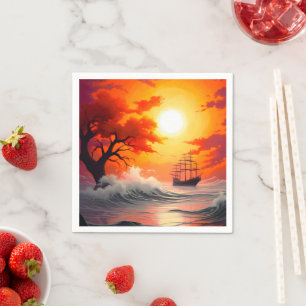 Sunset Napkins