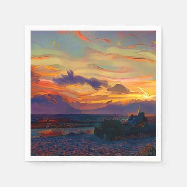 SUNSET NAPKINS (Front)