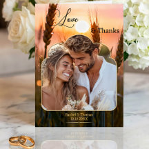 Sunset Nature Wedding Photo 