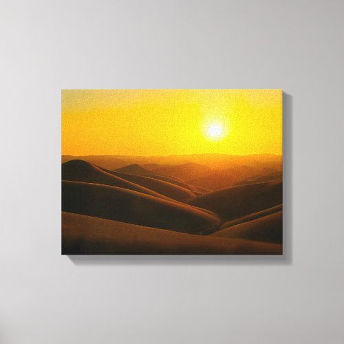 Sunset No. 1 - Sunset Series Canvas Print
