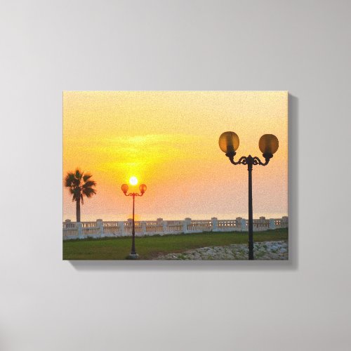 Sunset No. 4, Sunset Series Canvas Print