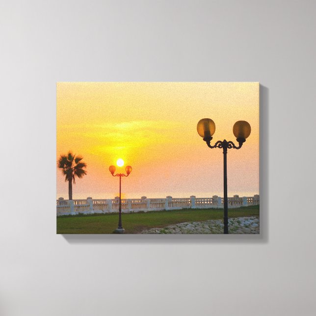 Sunset No. 4, Sunset Series Canvas Print (Front)