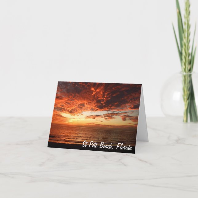 Sunset Notecard - Customized (Front)