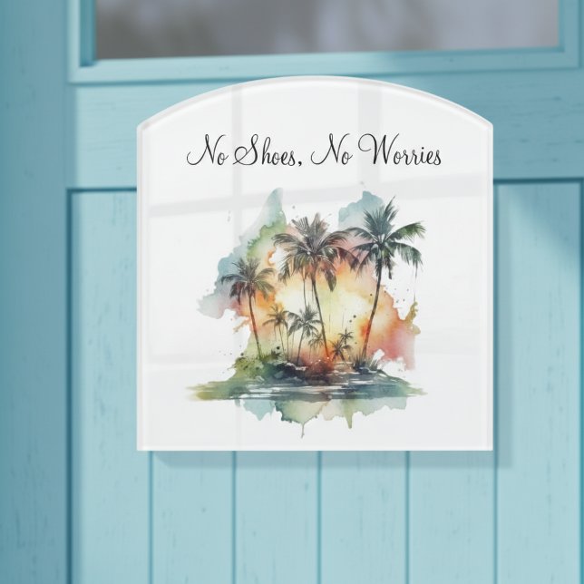 Sunset Oasis, custom Door Sign (Creator Uploaded)