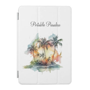 Sunset Oasis, custom iPad Mini Cover