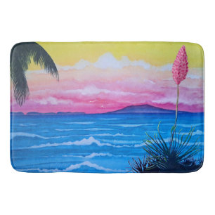 Sunset Ocean Bath Mat