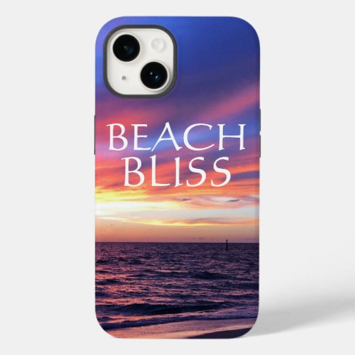 Sunset Ocean Beach Tropical Vacation Coastal  Case_Mate iPhone 14 Case