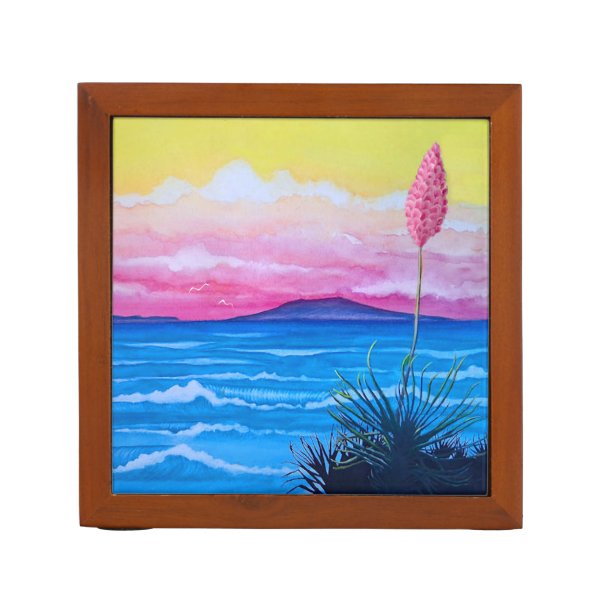 Sunset Ocean Desk Organizer
