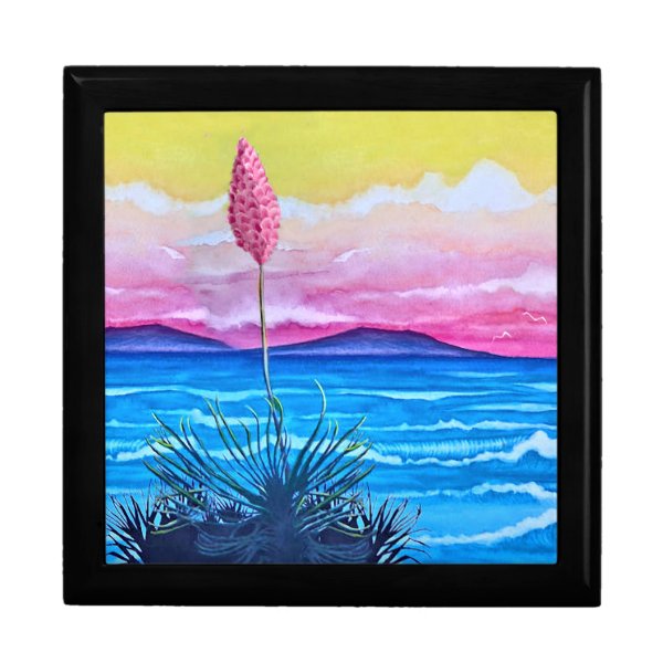 Sunset Ocean Jewelry Box