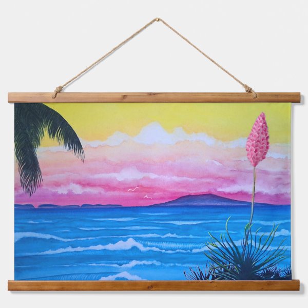 Sunset Ocean Hanging Tapestry