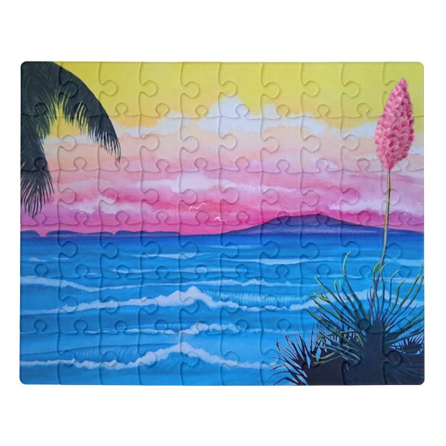 Sunset Ocean  Jigsaw Puzzle (Puzzle Horizontal)