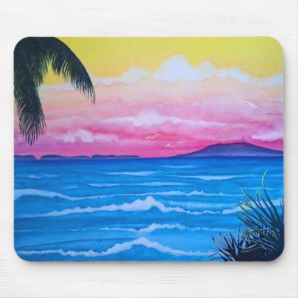 Sunset Ocean Mouse Pad