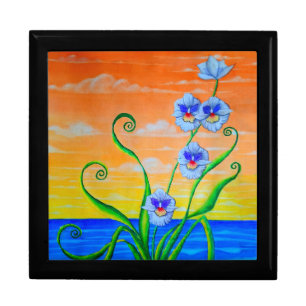 Sunset Ocean Orchids  Gift Box