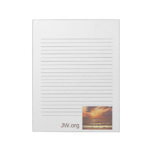 Sunset Ocean Stationary JW Notepad