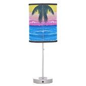 Sunset Ocean  Table Lamp (Back)