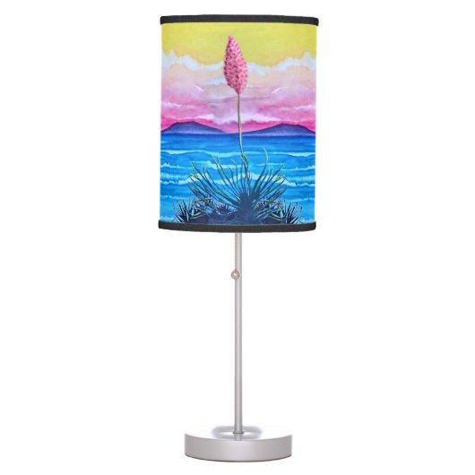 Sunset Ocean  Table Lamp (Front)