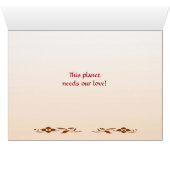 Sunset Ocean Wave Abstract Earth Day (Inside Horizontal (Bottom))