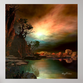 Sunset of colors poster