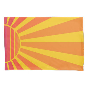 Sunset Ombre Decor for Kids, Teen, Home, Office Pillow Case
