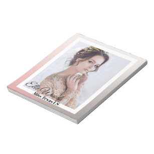 Sunset Ombre Pageant Autograph Notepad