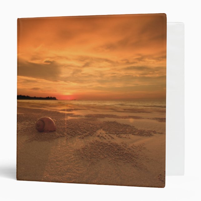 Sunset On A Thai Beach 3 Ring Binder (Front/Inside)