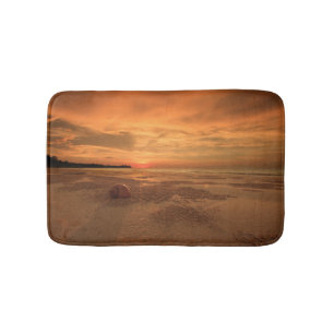 Sunset On A Thai Beach Bath Mat
