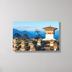 Sunset on Dochula Pass - Bhutan, Himalaya Canvas Print