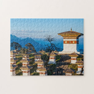 Sunset on Dochula Pass - Bhutan, Himalaya Jigsaw Puzzle