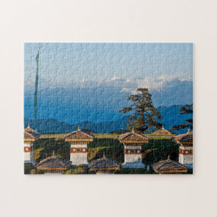 Sunset on Dochula Pass - Bhutan, Himalaya Jigsaw Puzzle