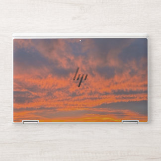 Sunset on Fire HP Laptop Skin