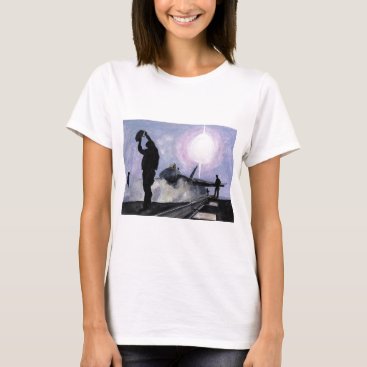 Sunset on Flight Deck T-Shirt Sunset on Flight Deck T-Shirt