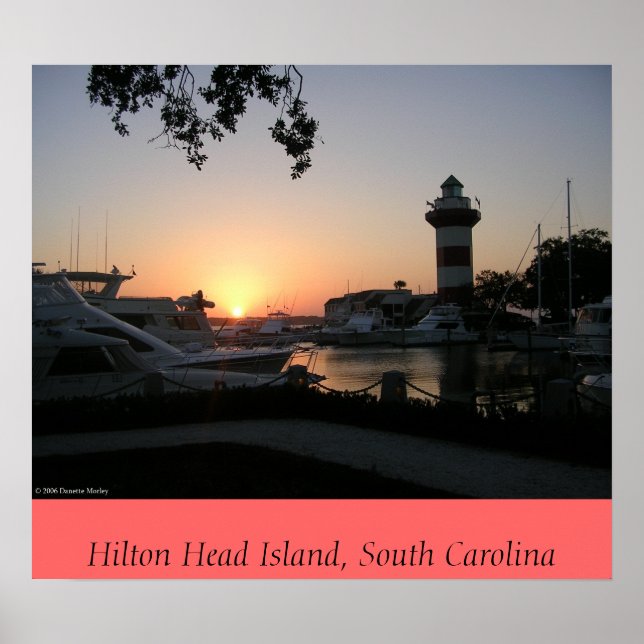 Sunset on Hilton Head Island Poster (Front)