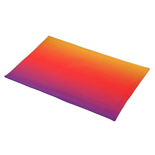 Sunset on Horizon Blended Colors Placemat