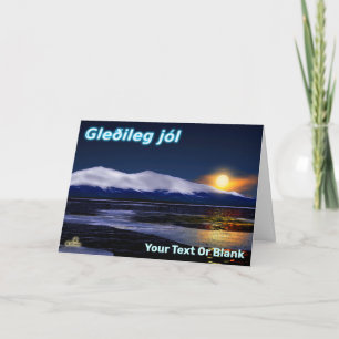 Sunset On Ice - fröhliche+weihnachten,german Holiday Card