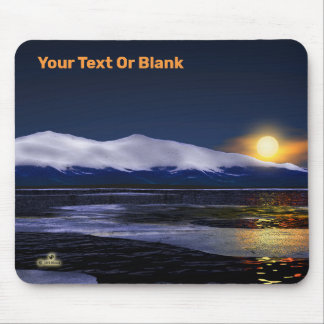 Sunset On Ice Mouse Pad